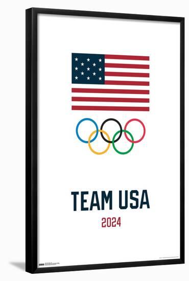 Team USA - Logo-Trends International-Framed Poster