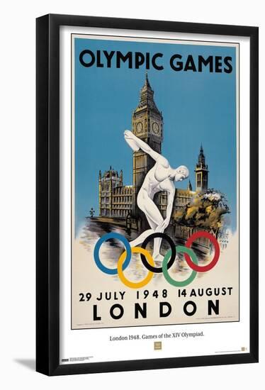 Team USA - London 1948. Games of the XIV Olympiad.-Trends International-Framed Poster