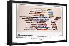 Team USA - Los Angeles 1984. Games of the XXIII Olympiad.-Trends International-Framed Poster