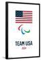 Team USA - Paralympic Logo-Trends International-Framed Poster