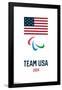 Team USA - Paralympic Logo-Trends International-Framed Poster