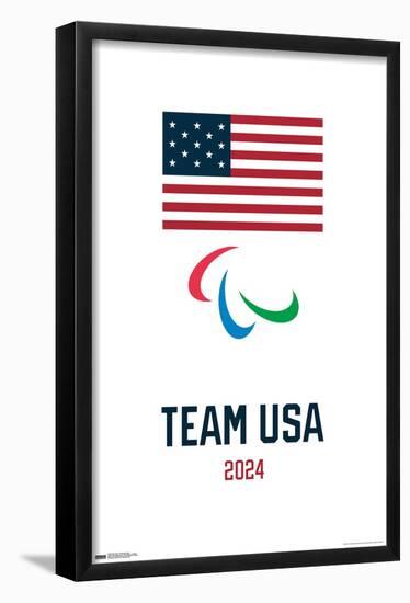 Team USA - Paralympic Logo-Trends International-Framed Poster