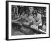 Teammates "Little Golds" Football Having Soda at Robertson's Drugstore-Francis Miller-Framed Photographic Print