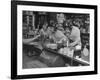 Teammates "Little Golds" Football Having Soda at Robertson's Drugstore-Francis Miller-Framed Photographic Print