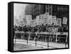 Teamster Union Signs Supporting Higher Pay and Pensions in NYC, 1954-null-Framed Stretched Canvas