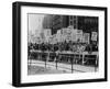 Teamster Union Signs Supporting Higher Pay and Pensions in NYC, 1954-null-Framed Photo