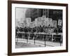Teamster Union Signs Supporting Higher Pay and Pensions in NYC, 1954-null-Framed Photo