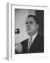 Teamsters Union Leader James R. Hoffa Speaking at a Meeting-null-Framed Photographic Print