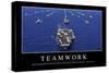 Teamwork: Inspirational Quote and Motivational Poster-null-Stretched Canvas