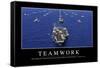 Teamwork: Motivationsposter Mit Inspirierendem Zitat-null-Framed Stretched Canvas