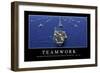 Teamwork: Motivationsposter Mit Inspirierendem Zitat-null-Framed Premium Photographic Print