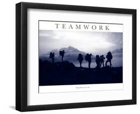 Teamwork - Together we can-AdventureArt-Framed Photographic Print