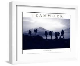 Teamwork - Together we can-AdventureArt-Framed Photographic Print