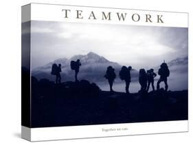 Teamwork - Together we can-AdventureArt-Stretched Canvas
