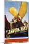 Teamwork Wins Poster-C.P. Benton-Mounted Giclee Print