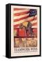 Teamwork Wins: U.S. Shipping Board Emergency Corp.-Hibberd V. B. Kline-Framed Stretched Canvas
