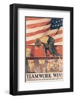 Teamwork Wins-Hibberd V^ B^ Kline-Framed Art Print