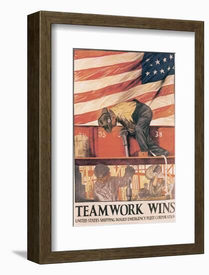 Teamwork Wins-Hibberd V^ B^ Kline-Framed Art Print