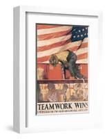 Teamwork Wins-Hibberd V^ B^ Kline-Framed Art Print