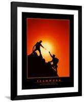 Teamwork-null-Framed Art Print