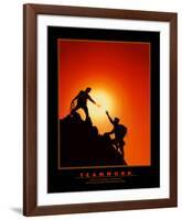 Teamwork-null-Framed Art Print