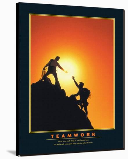 Teamwork-null-Stretched Canvas