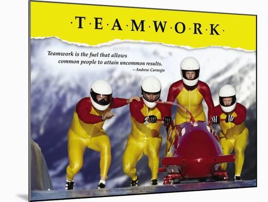 Teamwork-null-Mounted Art Print
