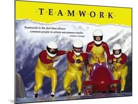 Teamwork-null-Mounted Art Print