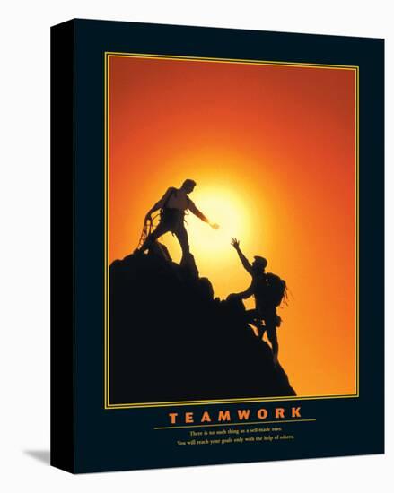 Teamwork-null-Stretched Canvas