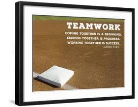 Teamwork-Sports Mania-Framed Art Print