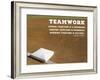 Teamwork-Sports Mania-Framed Art Print