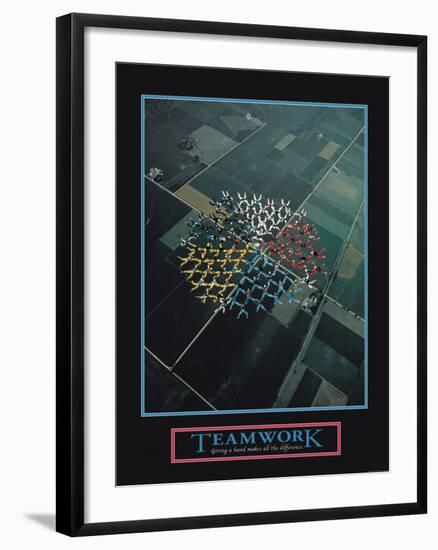 Teamwork-null-Framed Art Print