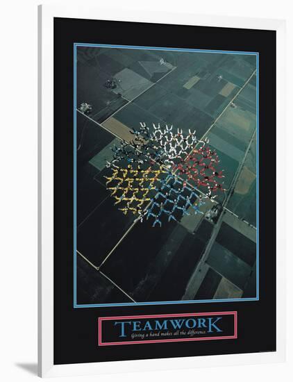 Teamwork-null-Framed Art Print