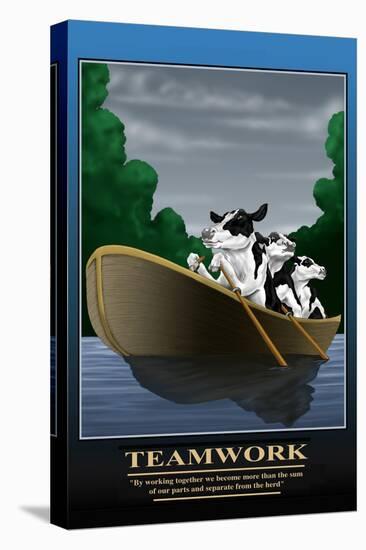 Teamwork-Richard Kelly-Stretched Canvas