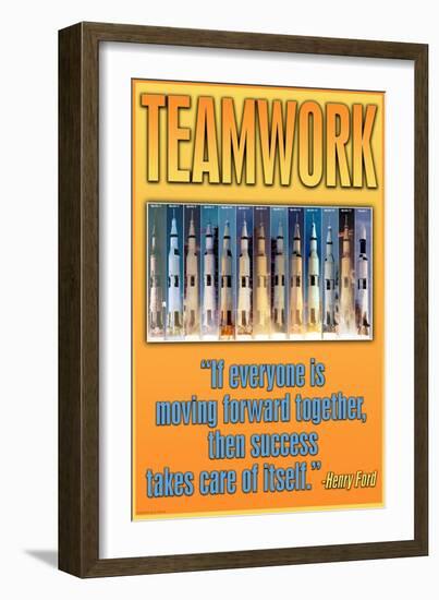 Teamwork-null-Framed Art Print
