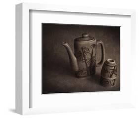 Teapot and Cups-Heather Jacks-Framed Giclee Print