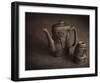 Teapot and Cups-Heather Jacks-Framed Giclee Print