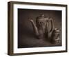 Teapot and Cups-Heather Jacks-Framed Giclee Print