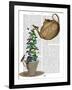 Teapot, Cup and Butterflies-Fab Funky-Framed Art Print