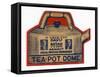 Teapot - Shaped Campaign Card-David J. Frent-Framed Stretched Canvas