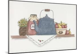 Teapot with Crock-Debbie McMaster-Mounted Giclee Print