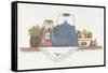 Teapot with Crock-Debbie McMaster-Framed Stretched Canvas