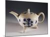 Teapot with Oriental-Inspired Floral Decorations, Ca 1740-null-Mounted Giclee Print