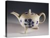 Teapot with Oriental-Inspired Floral Decorations, Ca 1740-null-Stretched Canvas