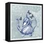 Teapot-Erin Clark-Framed Stretched Canvas