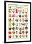 Teapots Collage-null-Framed Premium Giclee Print