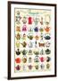 Teapots Collage-null-Framed Premium Giclee Print