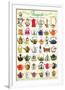 Teapots Collage-null-Framed Premium Giclee Print