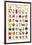 Teapots Collage-null-Framed Premium Giclee Print