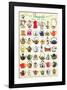 Teapots Collage-null-Framed Art Print